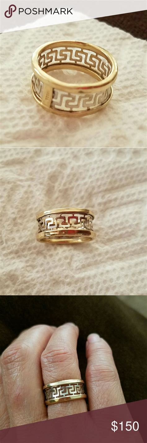 mens gold fendi ring|fendi ring size guide.